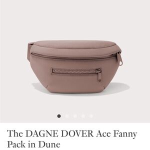 Dagne Dover Belt Bag in Taupe
